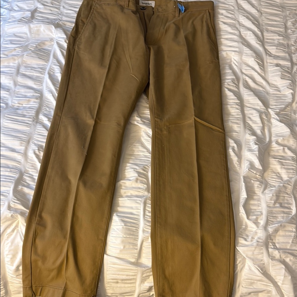 Men's 32x30 Slim Dark Tan Chinos